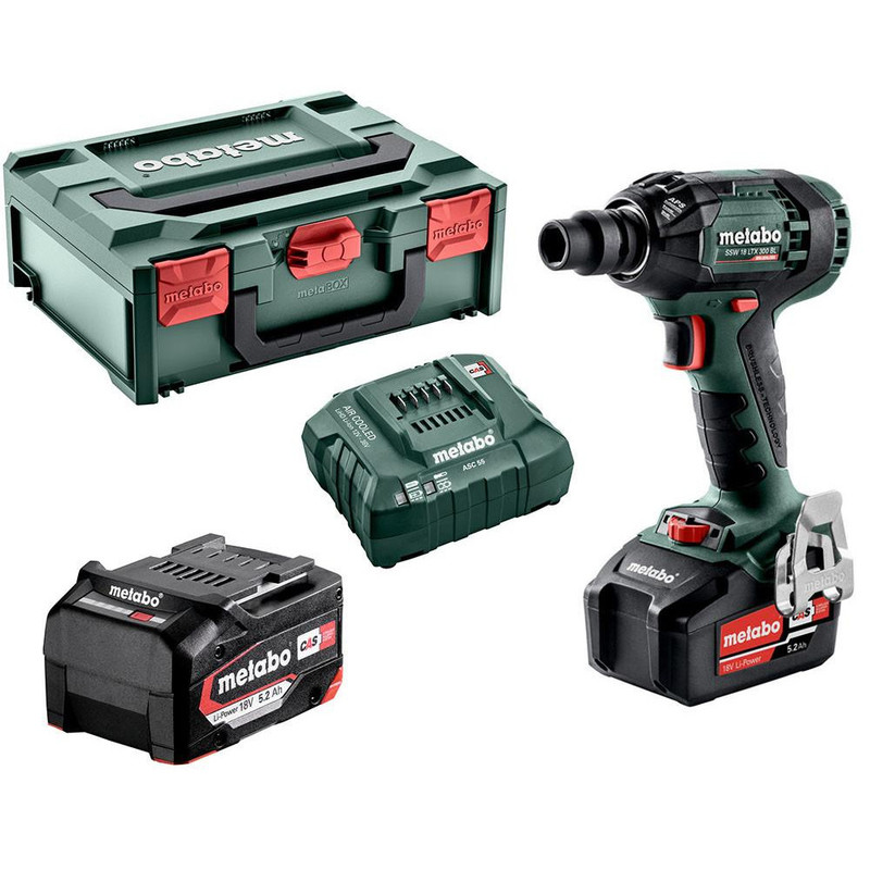 Гайковерт акумуляторний METABO SSW 18 LTX 300 BL LiHD (602395650)